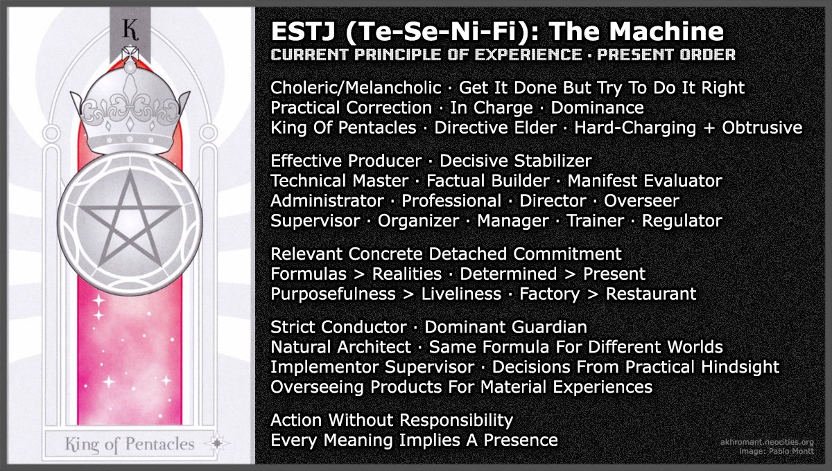 ESTJ (Te-Se-Ni-Fi)
