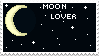 Moon lover Stamp