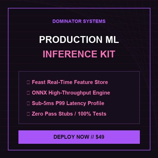 Production ML Feature Pipeline & Low-Latency Inference Kit