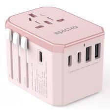 EPICKA Universal Travel Adapter TA-105C, 3 USB-C + 2 USB-A