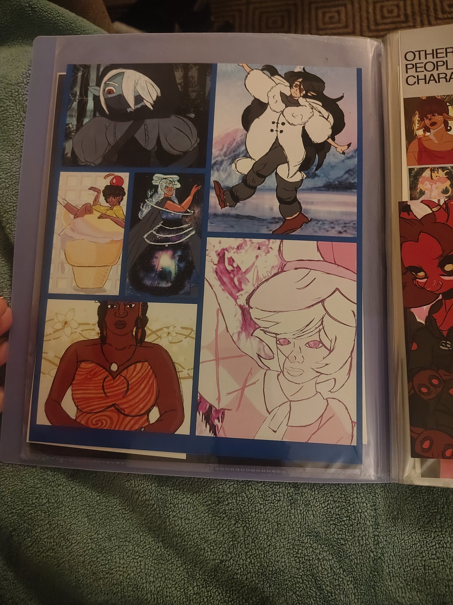 character collage page
