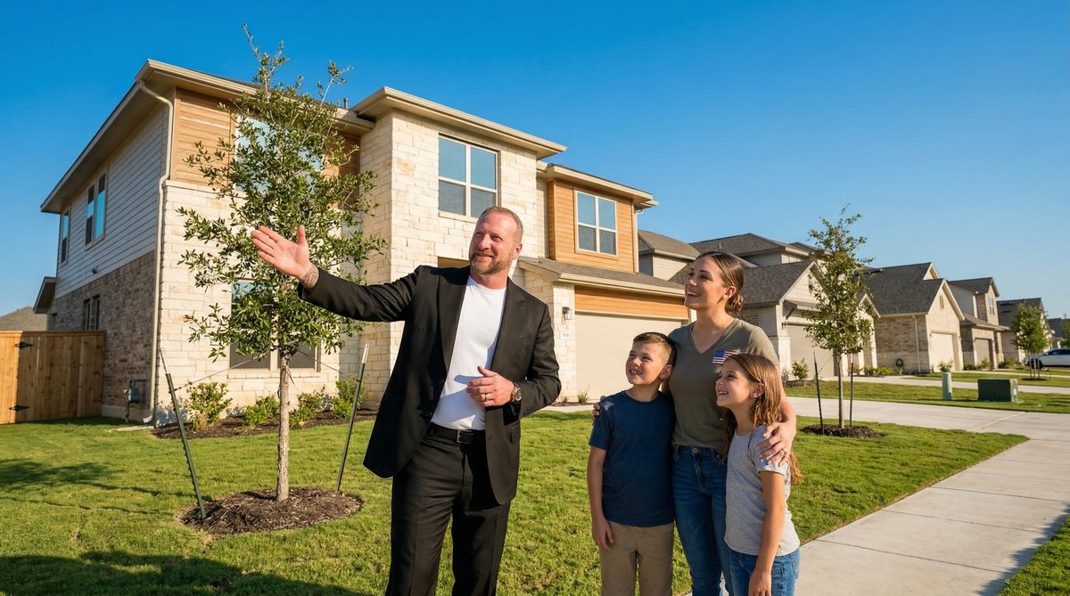 New construction homes near JBSA San Antonio — military family community with modern builder homes in 2026