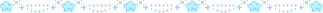 blue divider with stars, connected together in a row