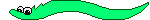 neon green worm