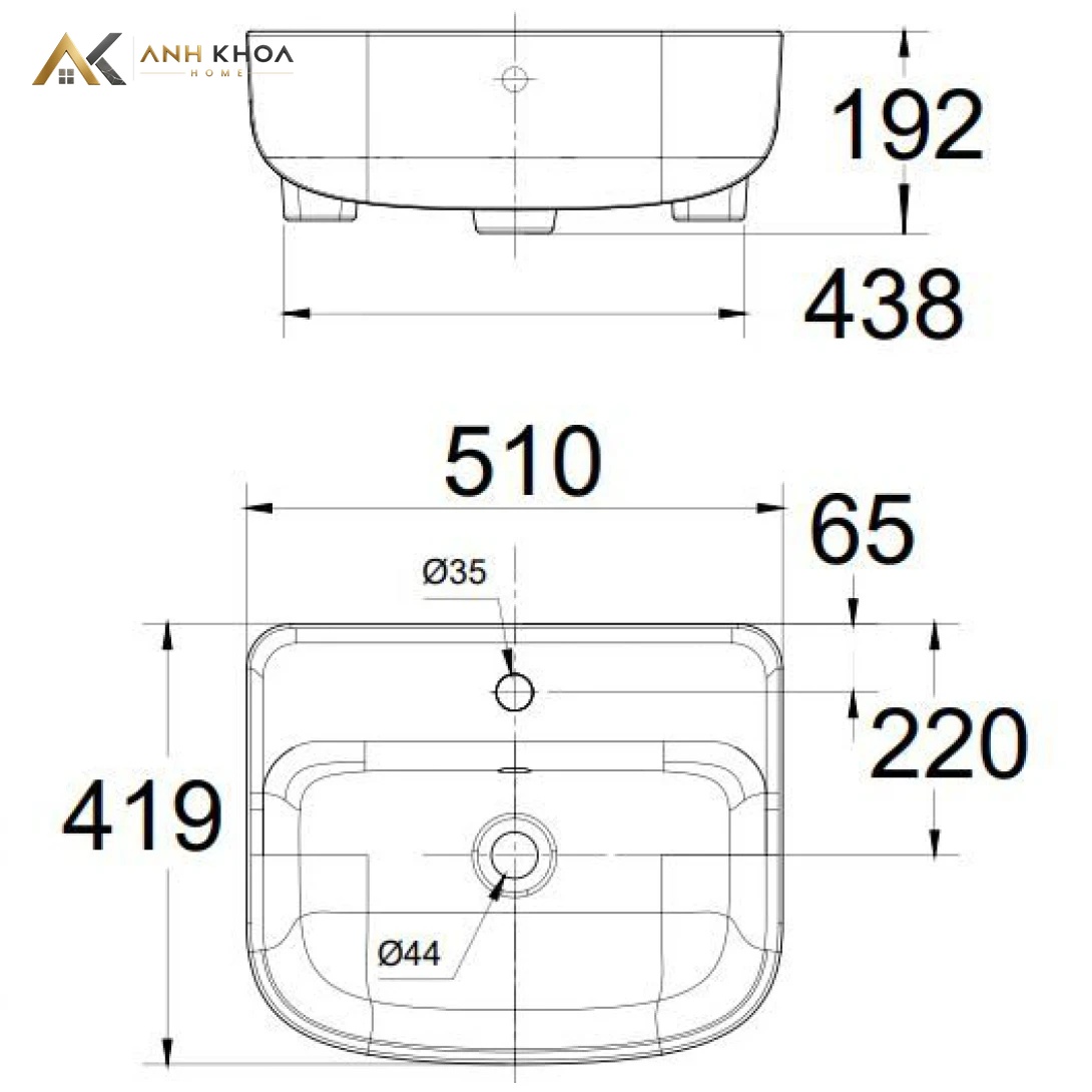 ban ve lavabo american 0533 wt 1