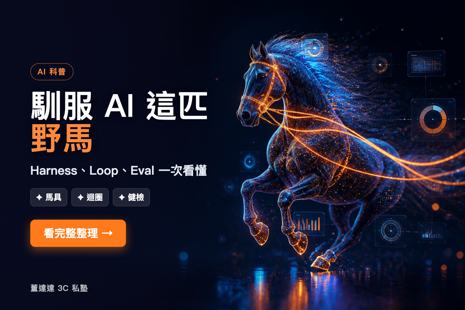 把 AI 想成一匹野馬