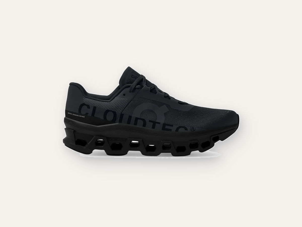 Black On Cloudmonster running shoe