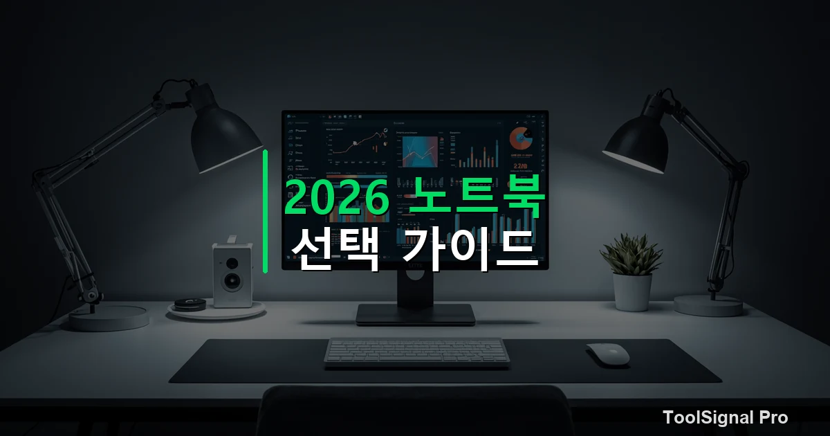 2026 노트북 선택 완전 가이드 — 가이드 / 방법 썸네일