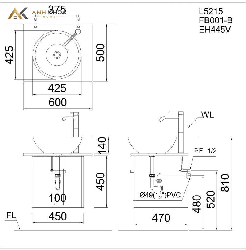 ban ve ky thuat chau rua ban da caesar l5215