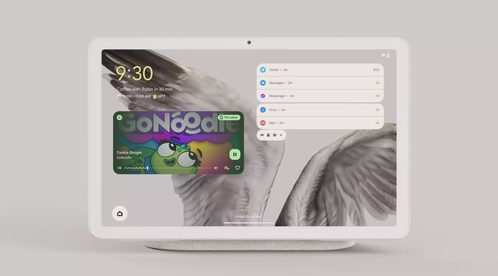 Màn hình thông minh hiển thị giao diện kỹ thuật số
