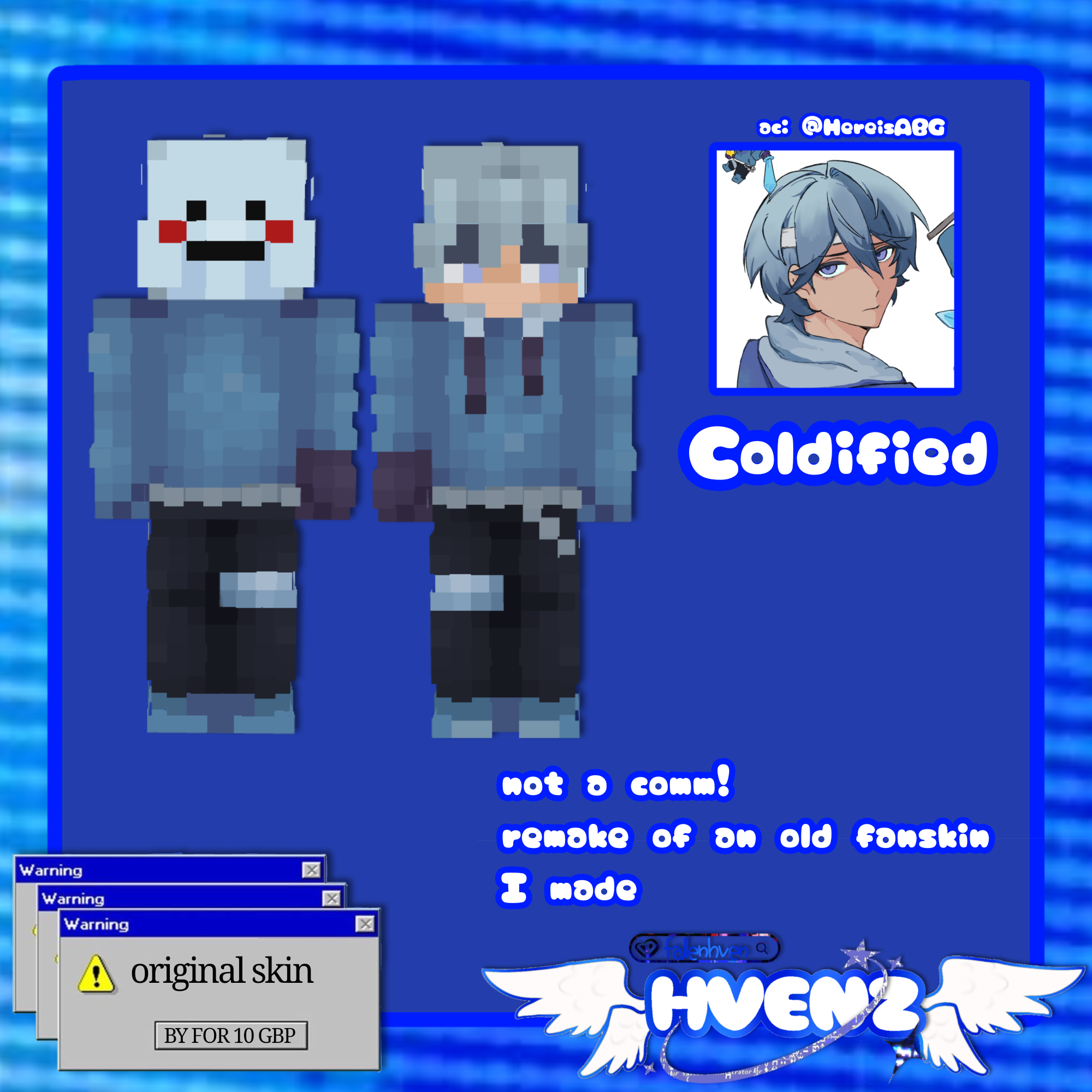 The offical Hvenz ref sheet of the skin!
