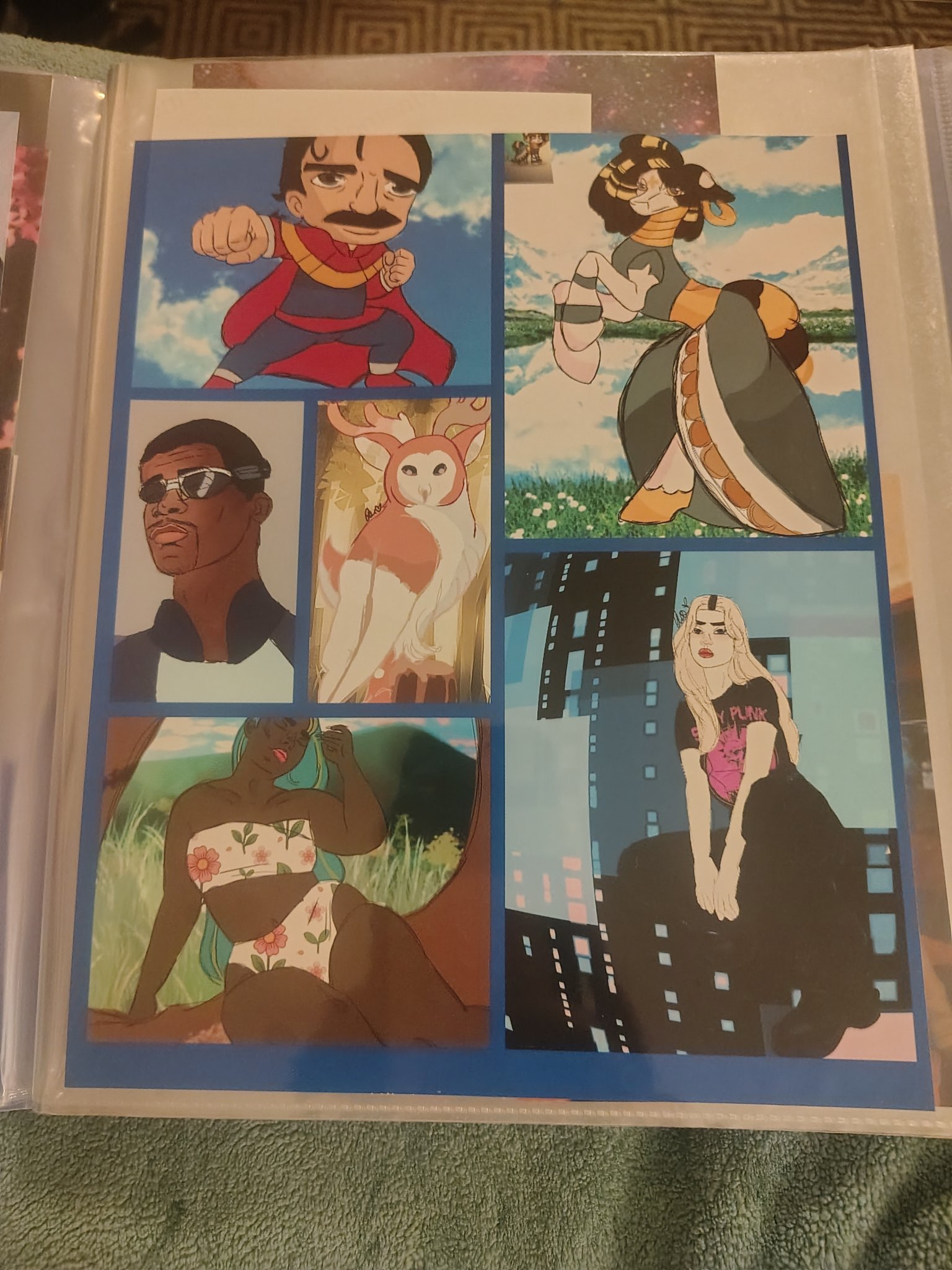 hero collage page