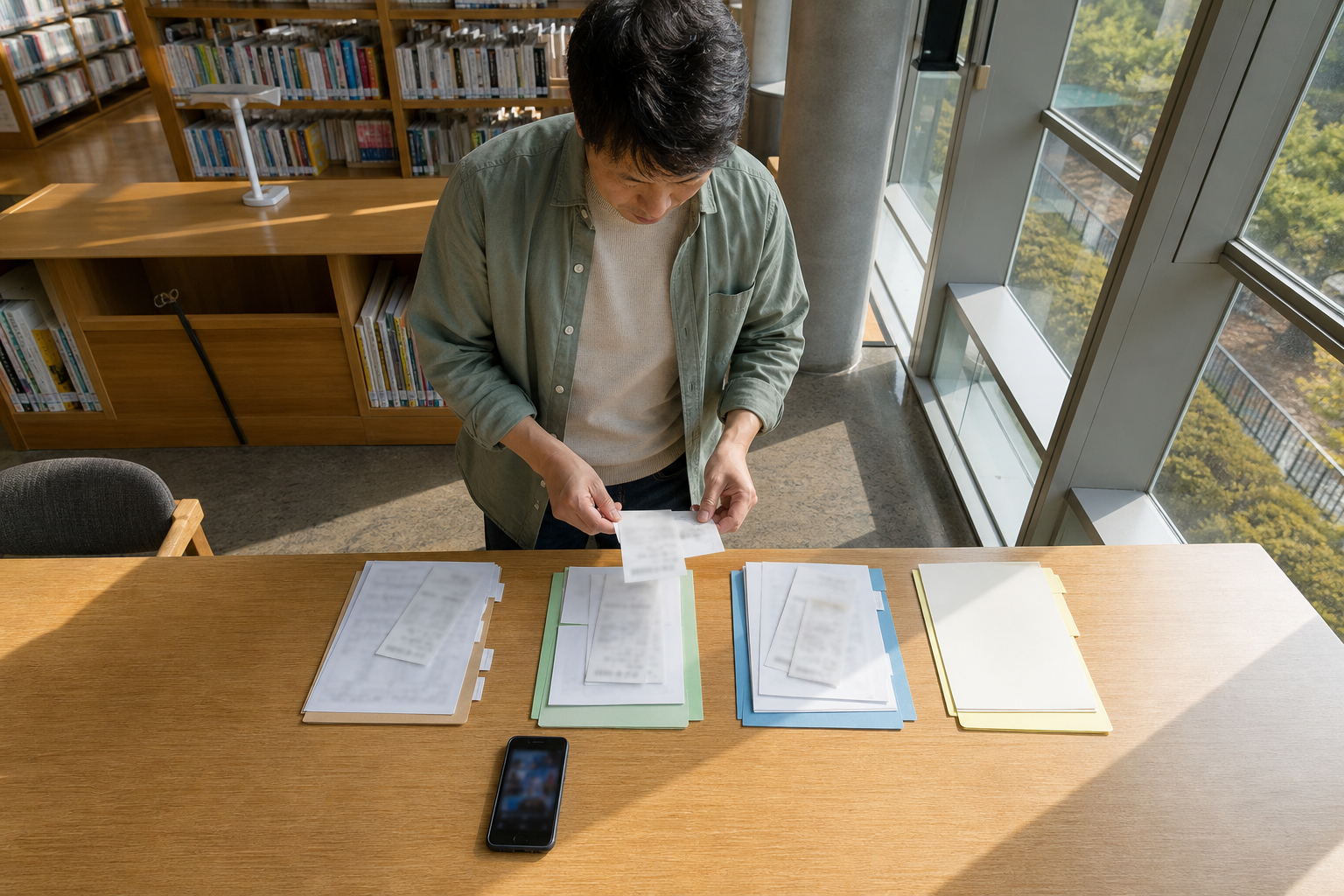 소비자 피해구제 전에 결제·대화·배송·상품 상태 자료를 정리하는 장면