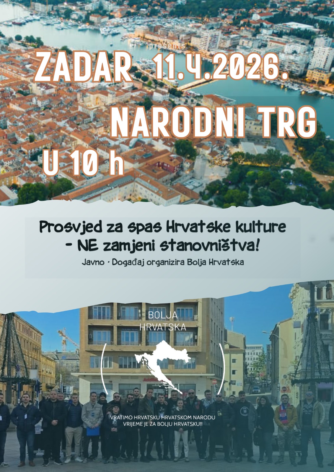 PROSVJED „Za spas hrvatske kulture - NE zamjeni stanovništva“