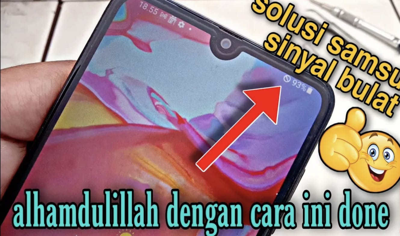 Menghilangkan Tanda Bulat Silang di Android