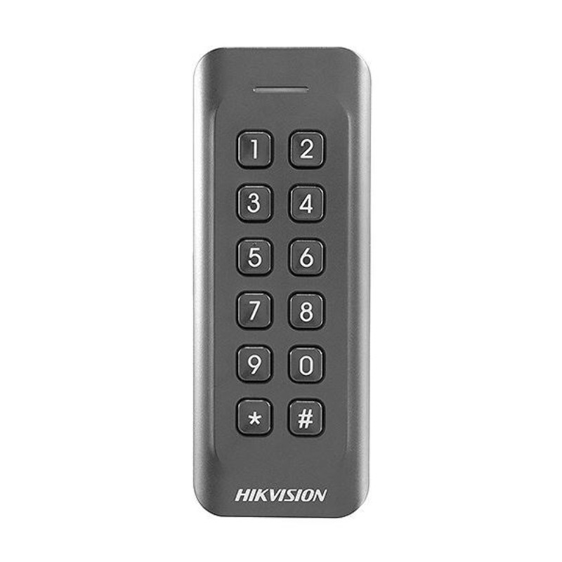Đầu đọc thẻ Mifare tích hợp mật khẩu Hikvision DS-K1802MK