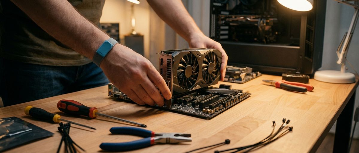 PCパーツの組み立て