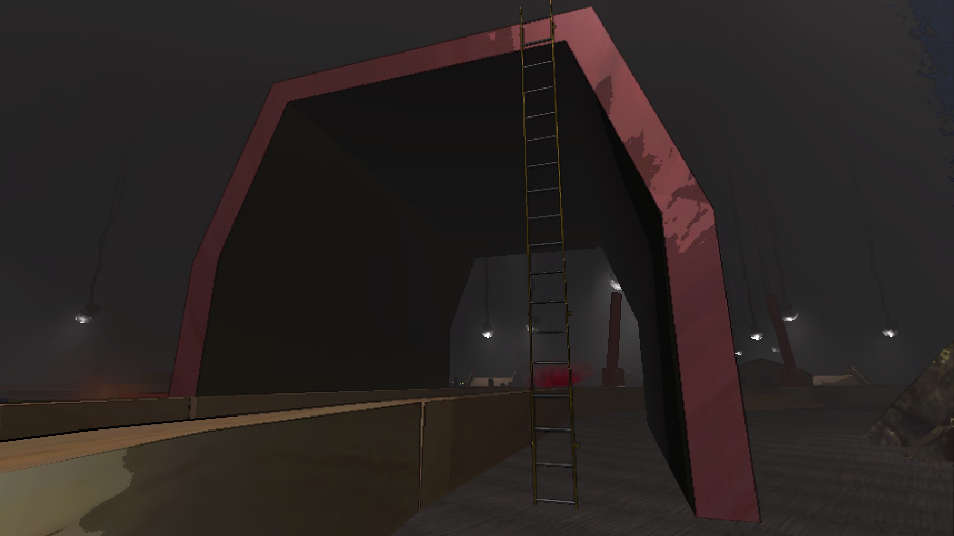 A ladder in the 'railroad' toy theme tile.