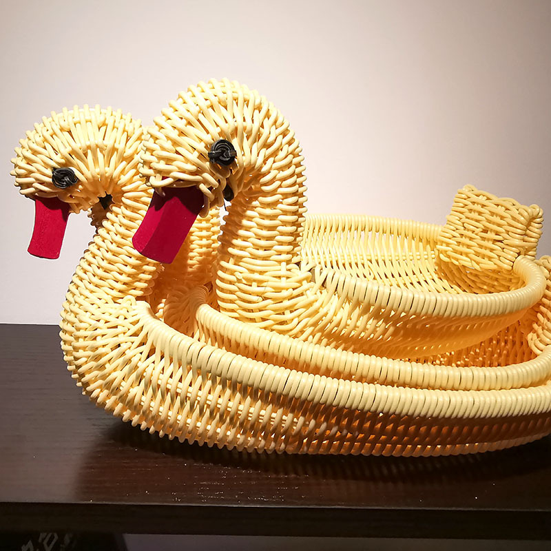 Handmade Woven Bamboo Storage Basket