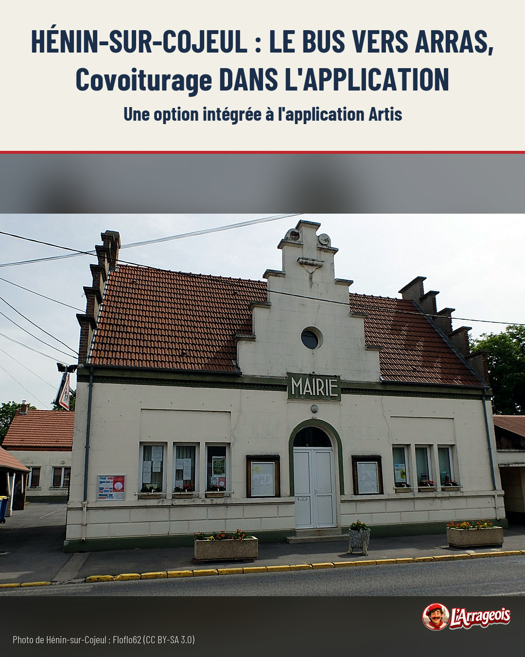 Bâtiment blanc à toit en tuiles rouges portant une plaque MAIRIE, avec des fleurs en bordure et des fenêtres.