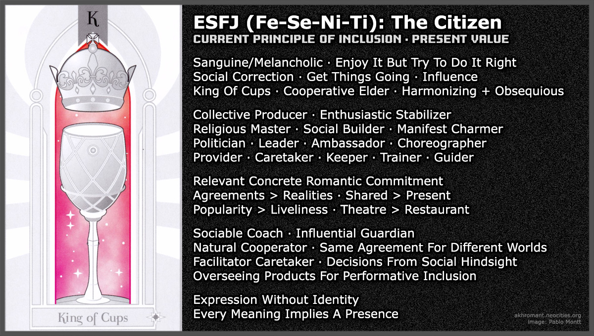ESFJ (Fe-Se-Ni-Ti)