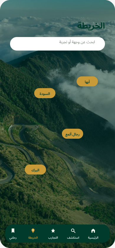 الخريطة