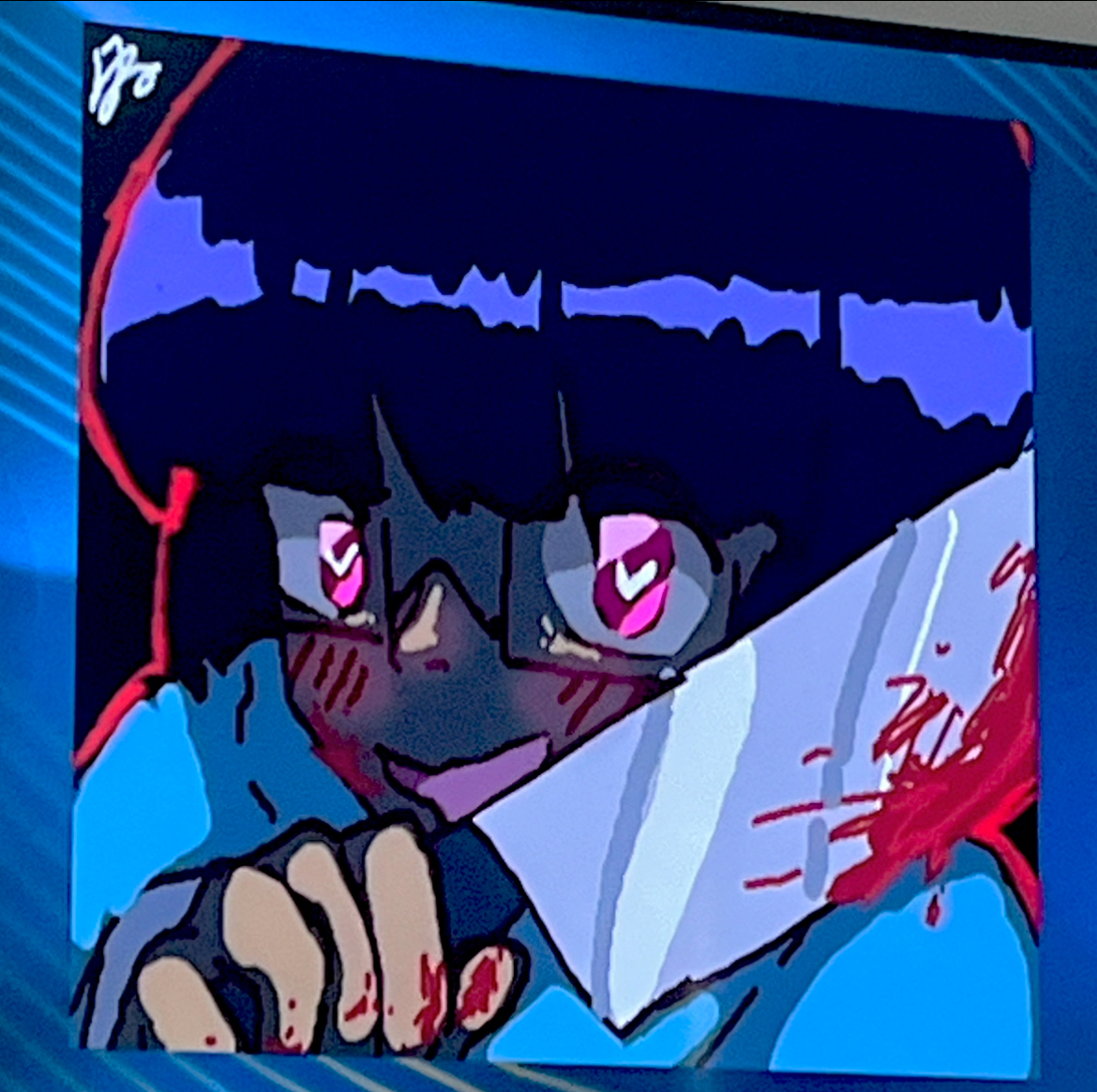 My oc drawn on a Nintendo Wii | 2024