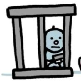 kid vampire's baby in a cage