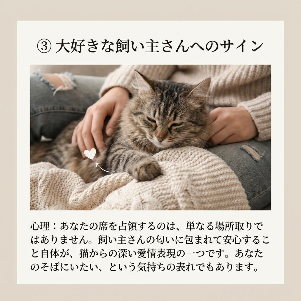 猫が椅子を奪う理由とは？愛情溢れる行動を解説 - Image 5