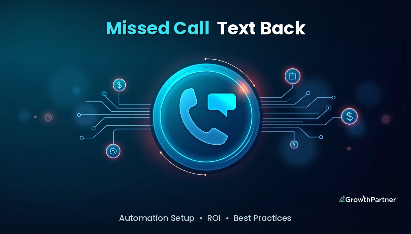 GoHighLevel Missed Call Text Back: Setup & ROI (2026) — HL Growth Partner, Dr Priya Jaganathan