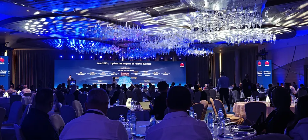 Vue de la salle plénière du Huawei Partner Summit 2026 au Sheraton Alger