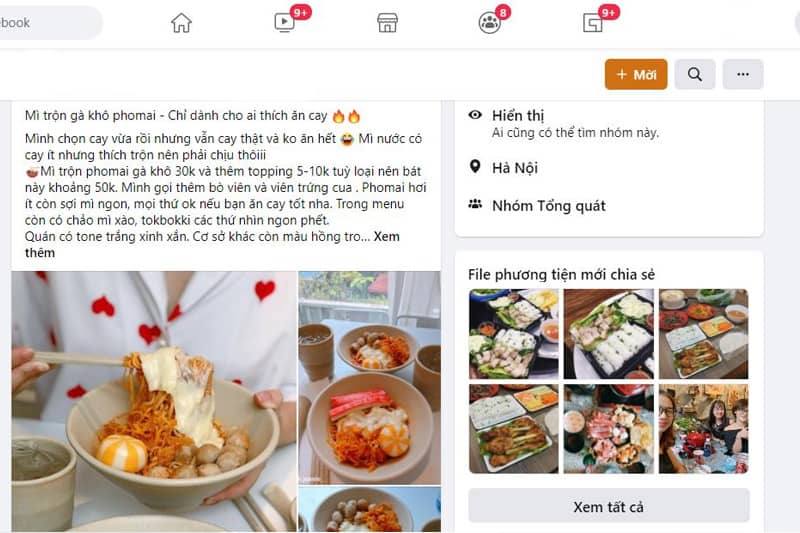 Seeding trên các hội nhóm