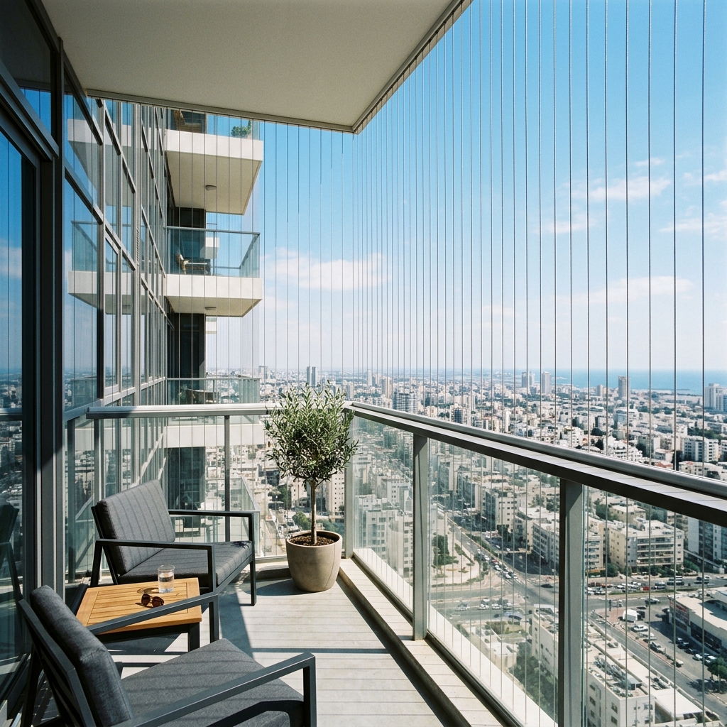 Invisible Grill for Balcony