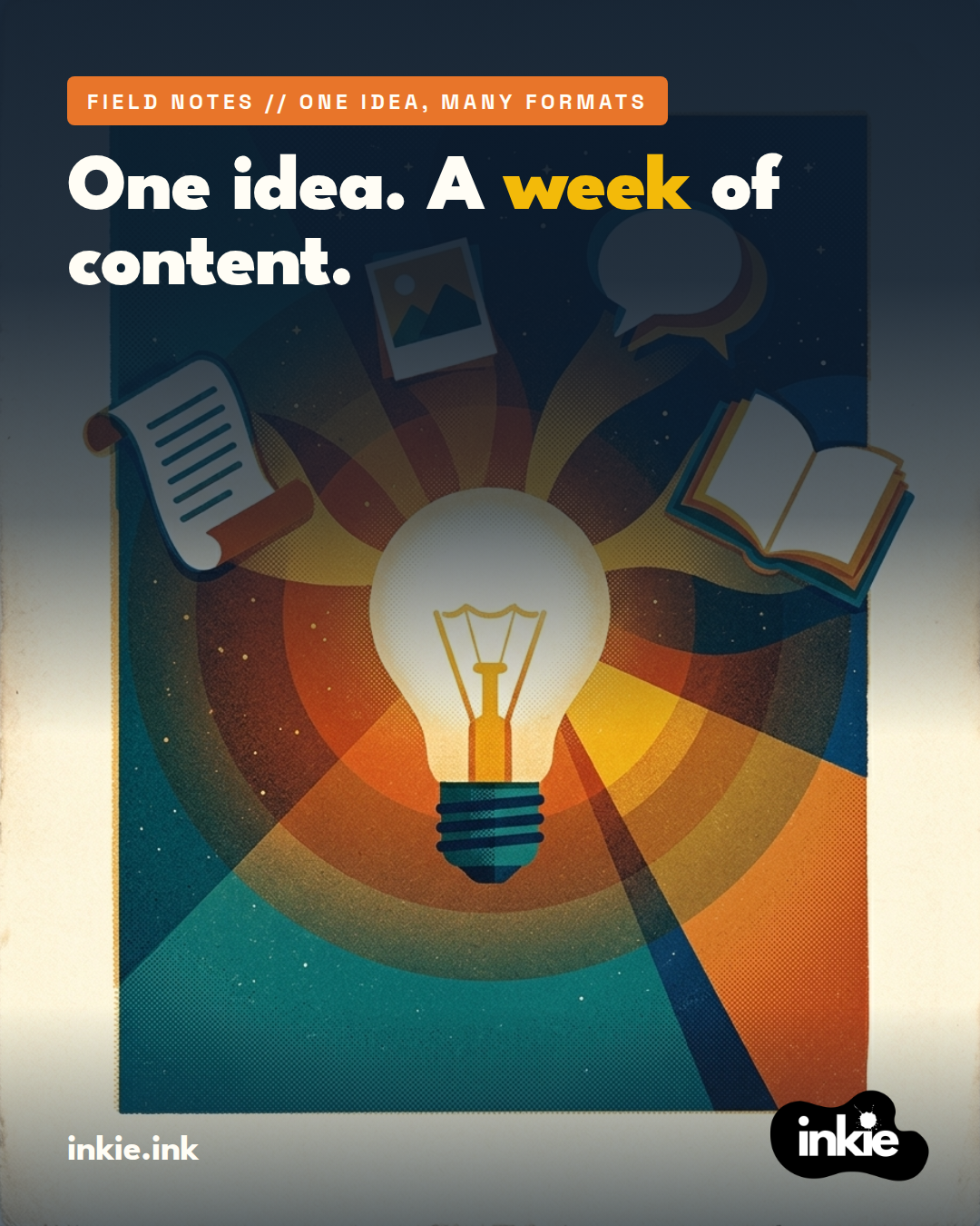 We often think the reason we struggle with consistent marketing is a lack of cre