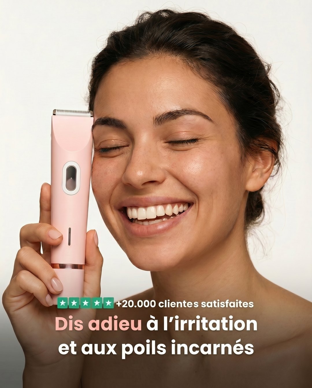 Dis adieu à l'irritation et aux poils incarnés — +20.000 clientes satisfaites