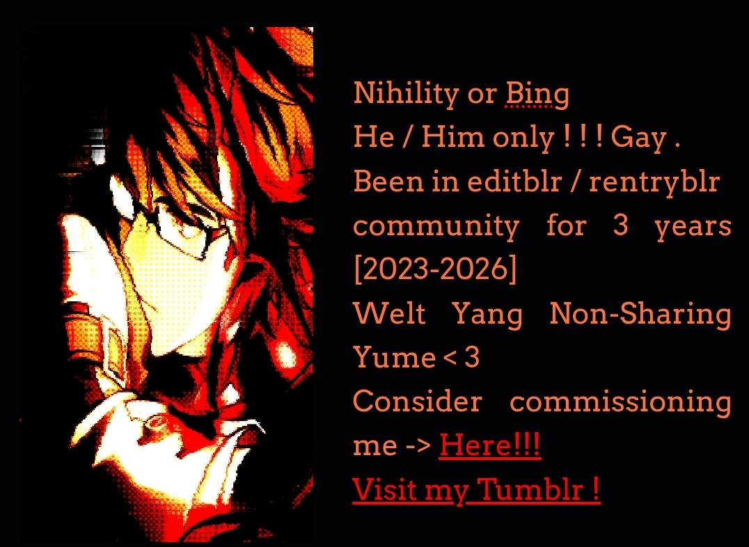 .. our tumblr rentry</3 .. our tumblr rentry</3