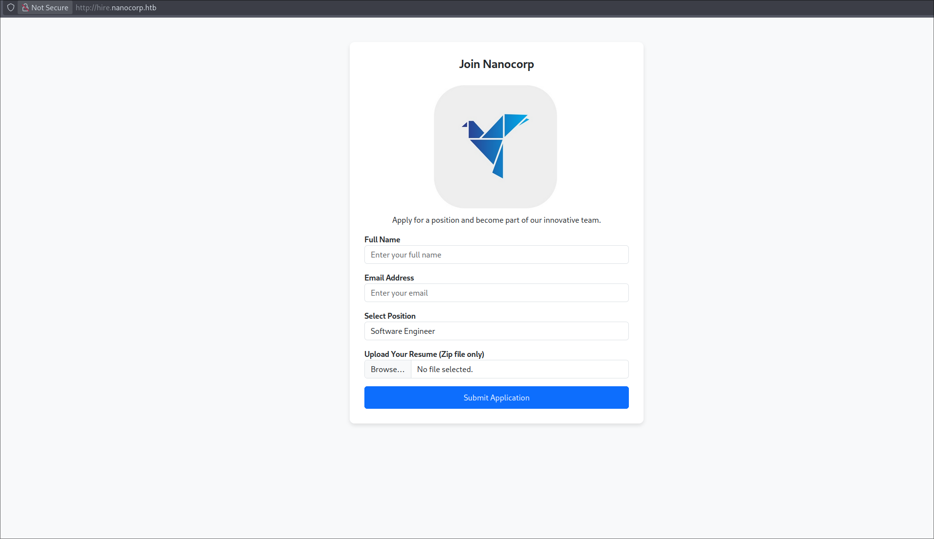Hire subdomain found