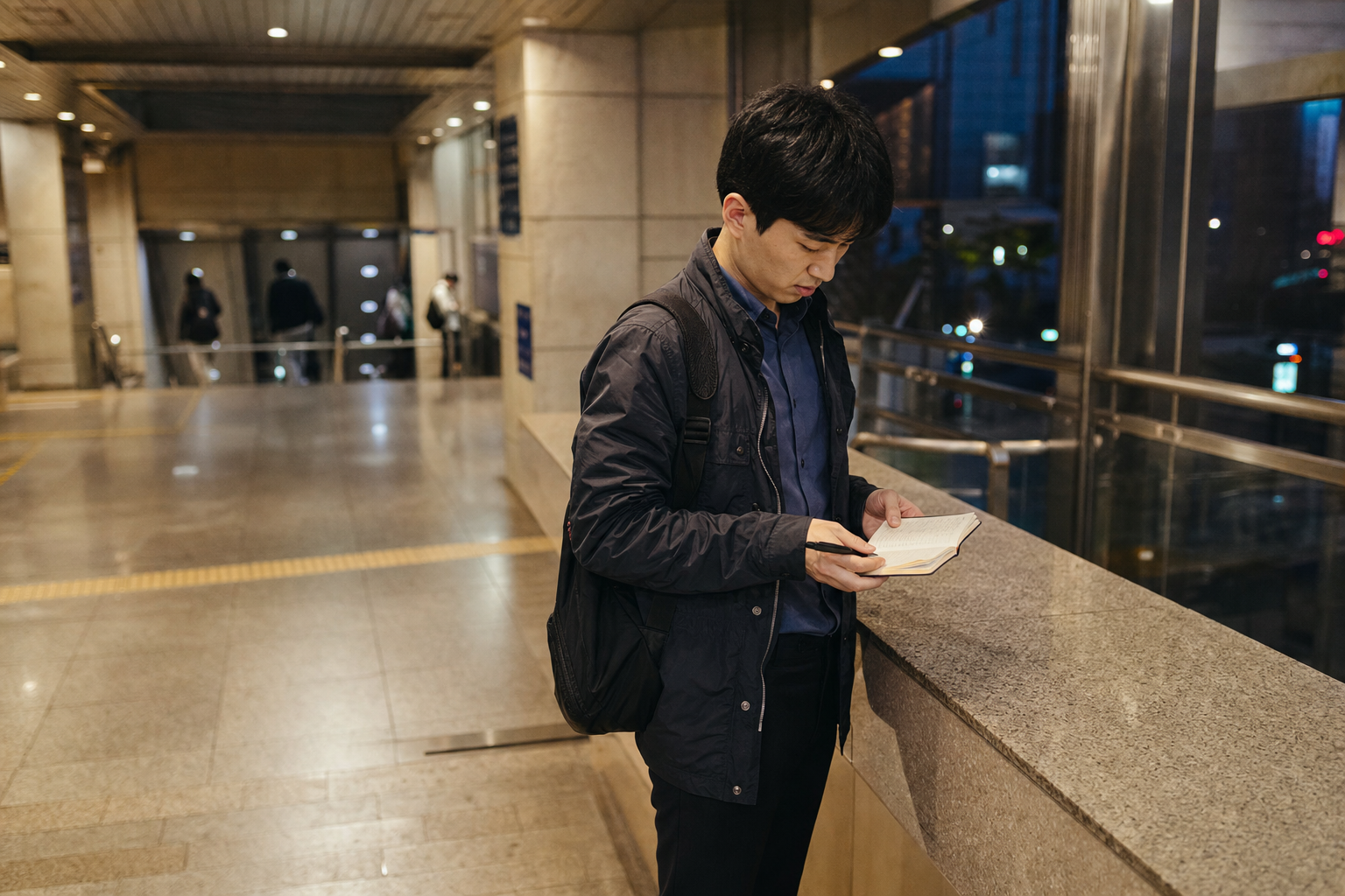 지정기간 내 서류 제출 후 제출완료 상태를 확인하는 수험자