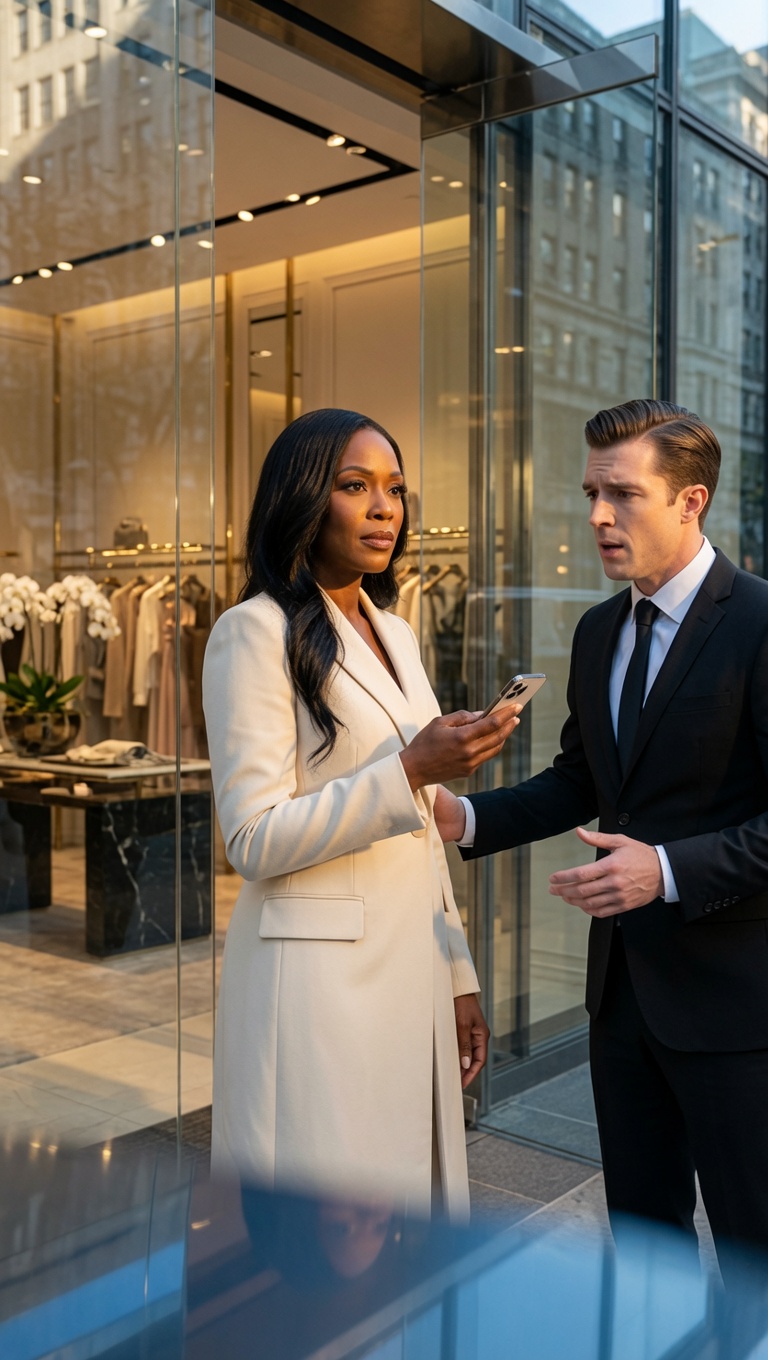 The Boutique Manager Told Her to Stay Outside—Until One Call Revealed She Owned the Name on the Door