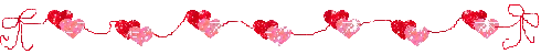 hearts on ribbon garland hearts on ribbon garland