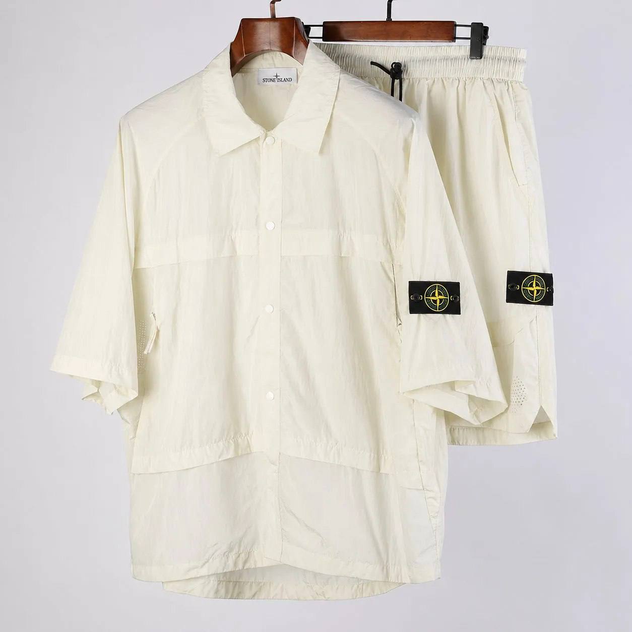 Stone Island костюм — бежевий