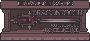 you're strategic and cunning. this is a really sick sword. the other ghouls will be jealous. dragon
