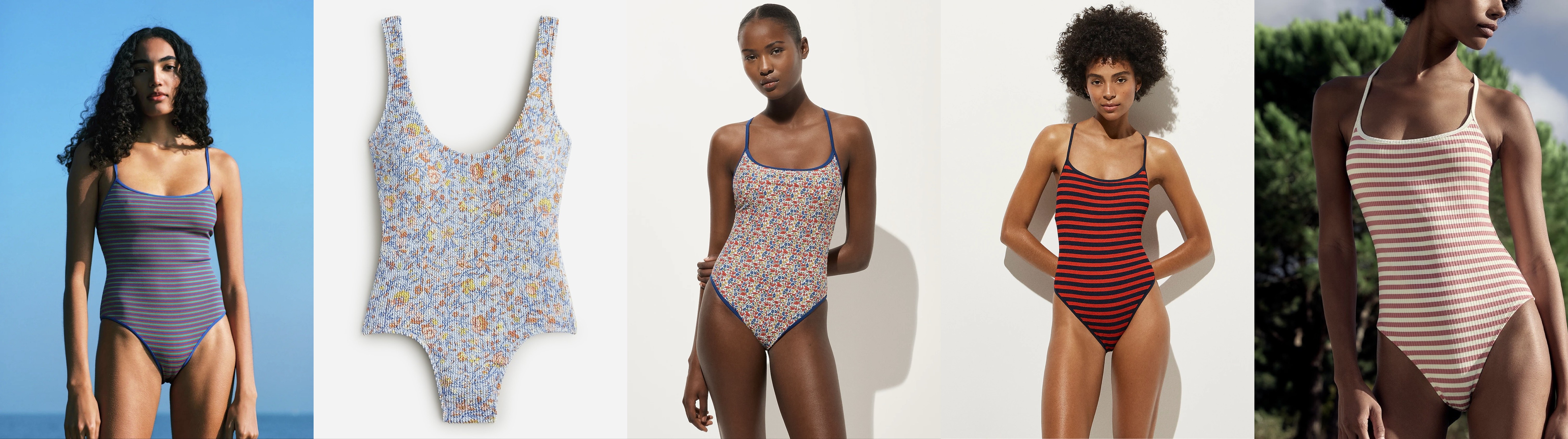 Impossible swimsuits: collage