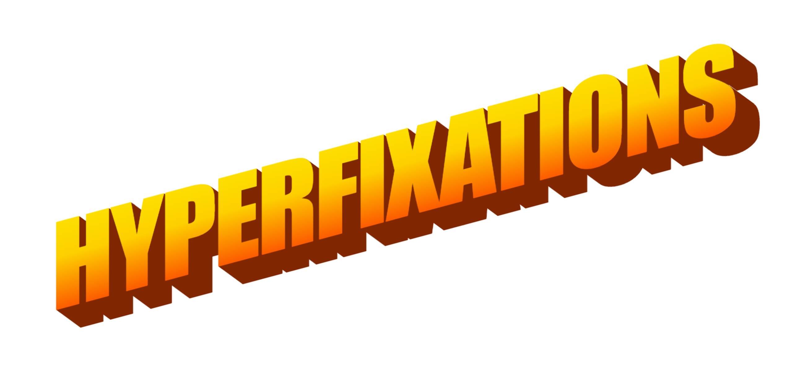 Hyperfixations Word Art