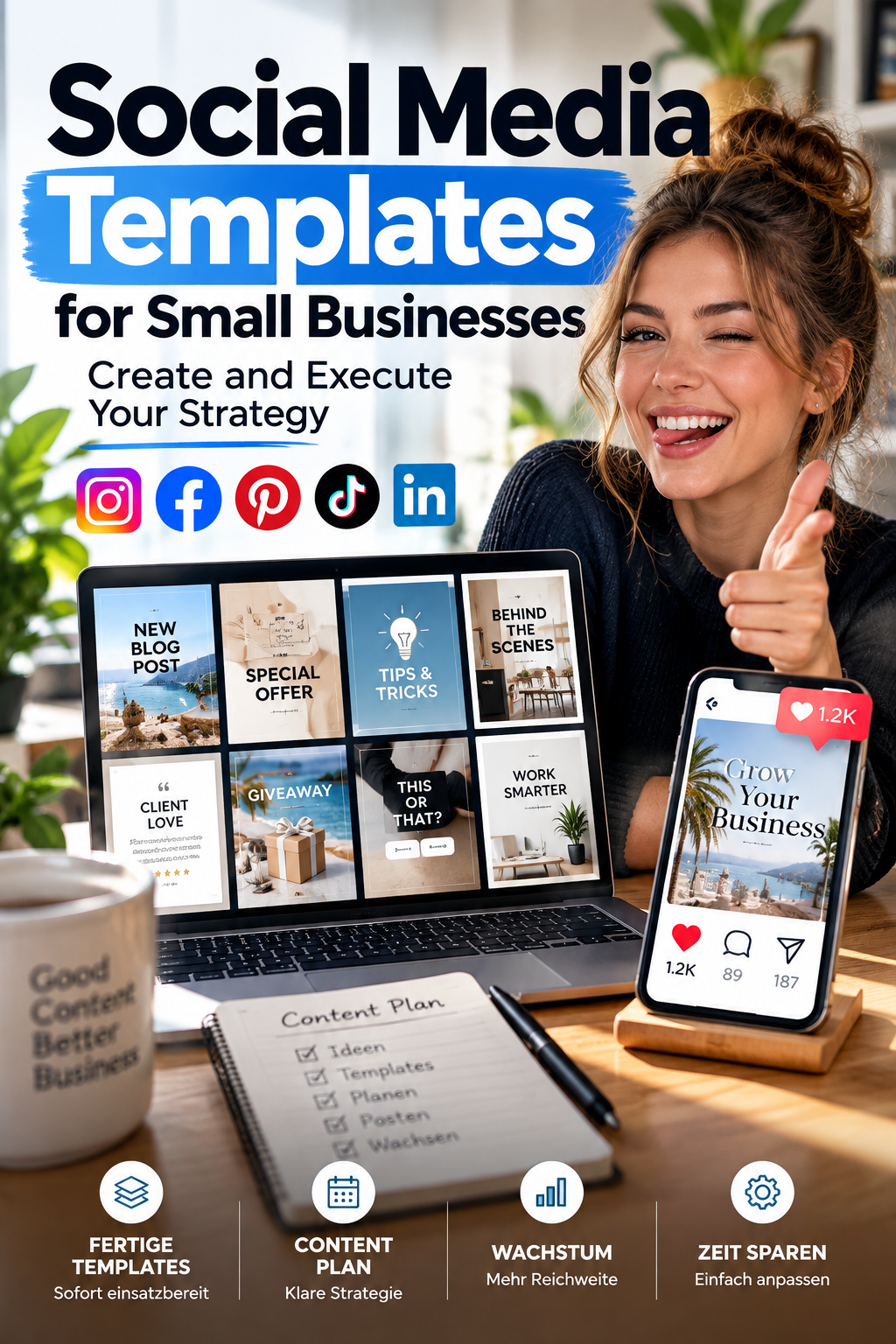 Social Media Templates for Small Businesses (English)