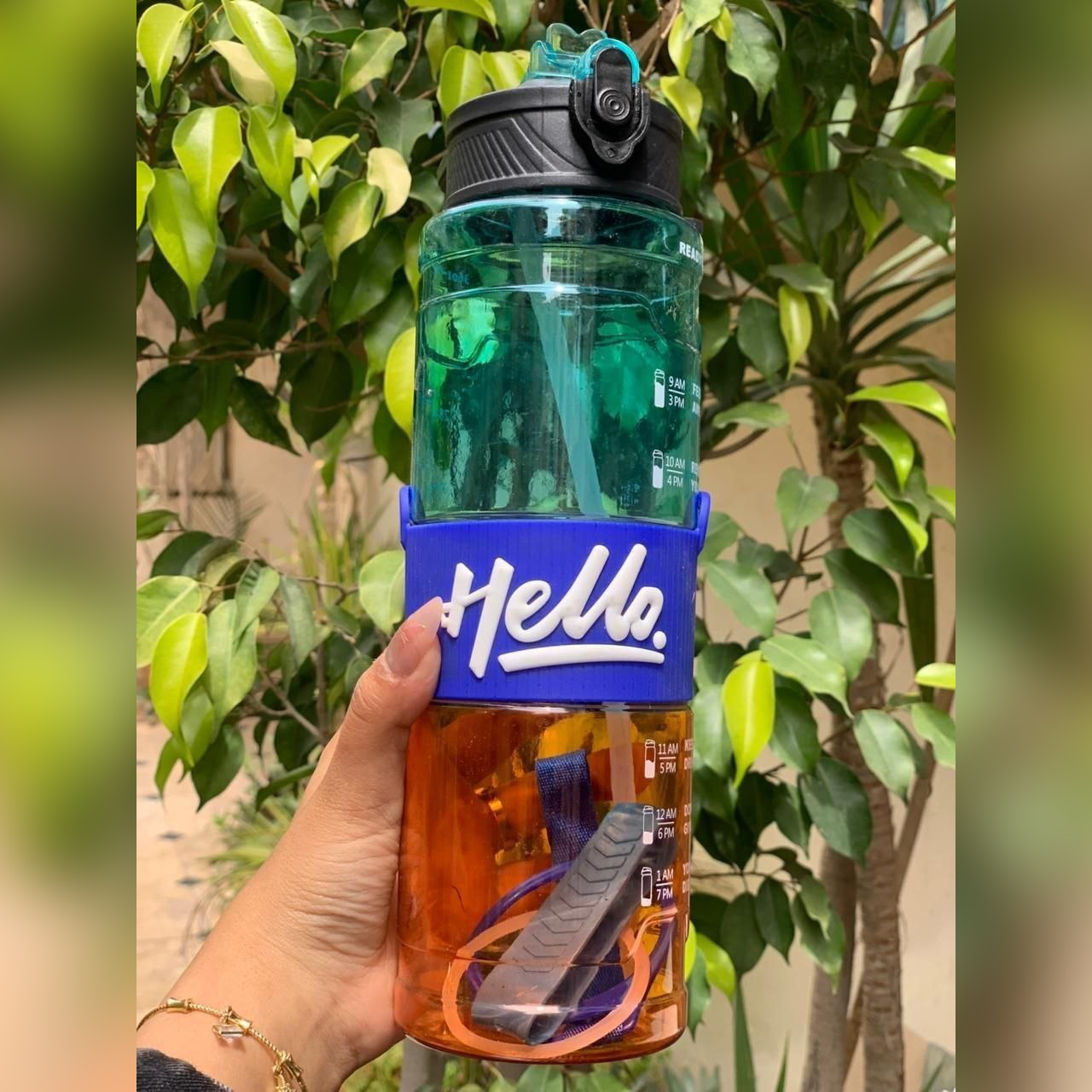 زجاجة مياه Hello سعة 1 لتر