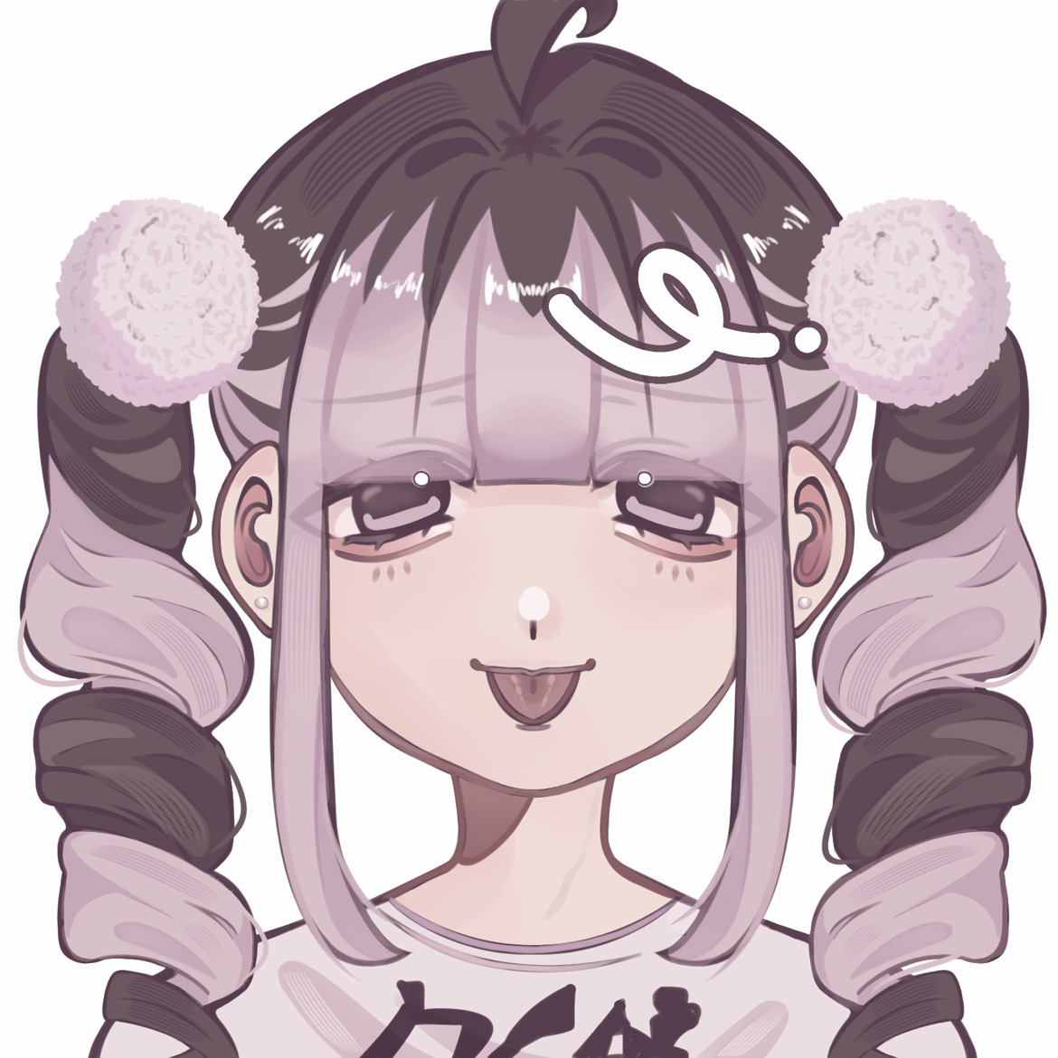Pink-haired artwork of Cracky Chan
