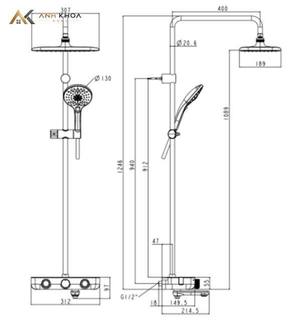sen cay american standard wf 4956