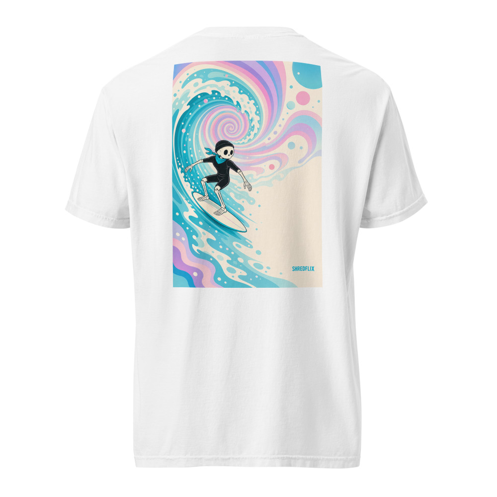 Shredflix Surf Skeleton Tee