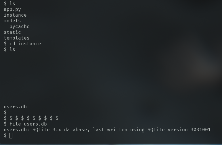 Database dump with user hashes